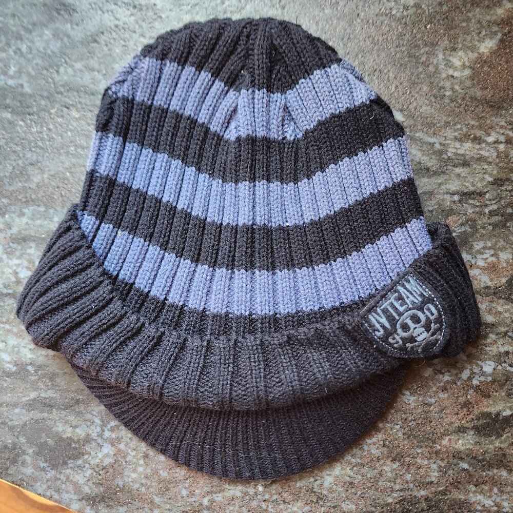 Gymboree "JV Team" Striped Knit Baby Hat 6-18 Months